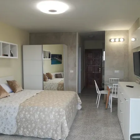 In San Marcos, With Wonderful Sea View, Pool Access, Enclosed G Lägenhet San Marcos (Tenerife)